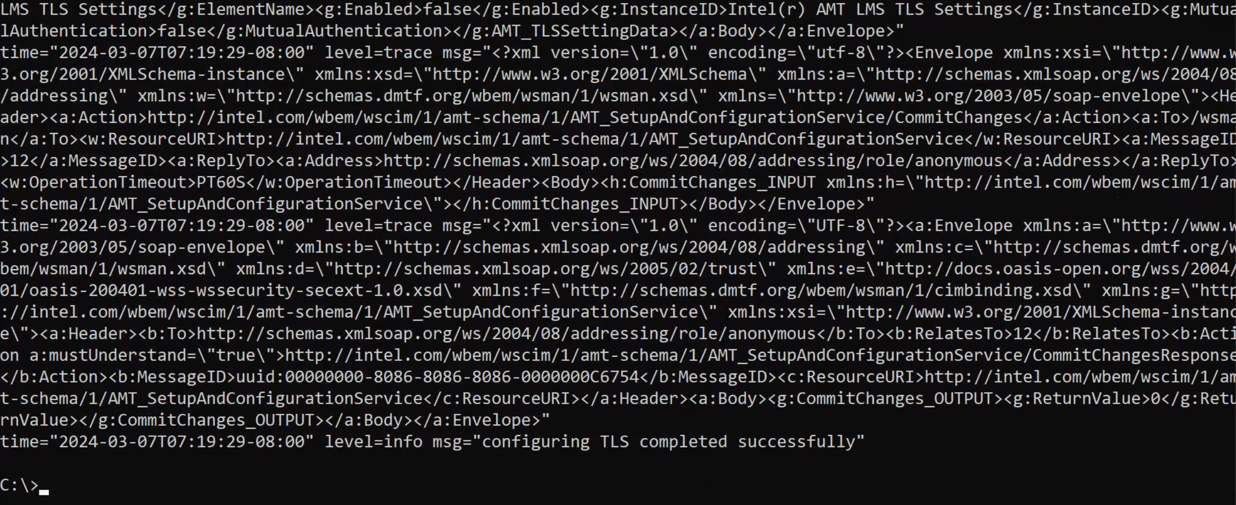 Figure 1: TLS Configured Example